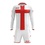 Футбольная форма Zeus KIT CROCE бело-красный цвет
