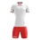 Футбольная форма Zeus KIT STICKER бело-красный цвет